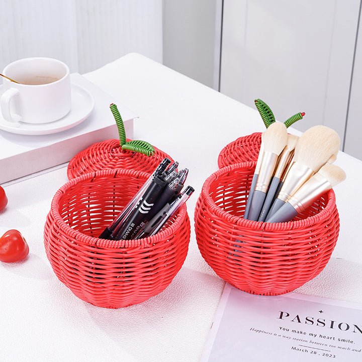 Decorative Woven Fruit Basket Bowlift