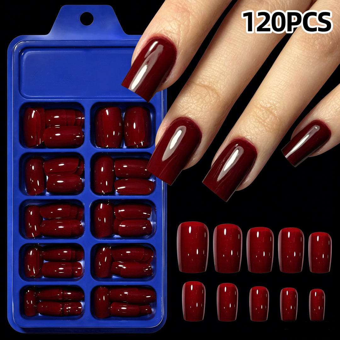 Premium Almond-Shaped False Nail Set Bowlift