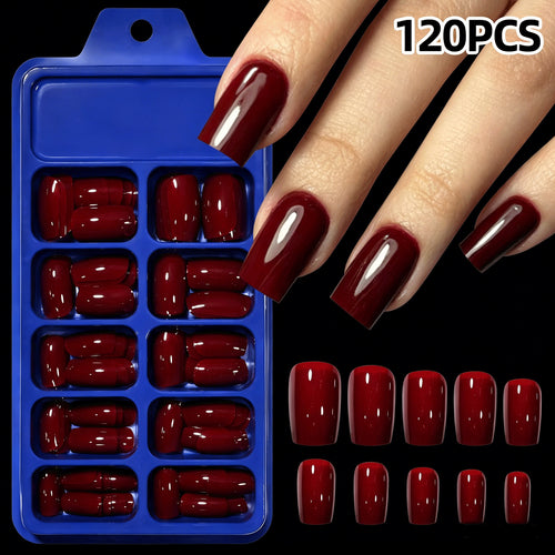 Premium Almond-Shaped False Nail Set Bowlift
