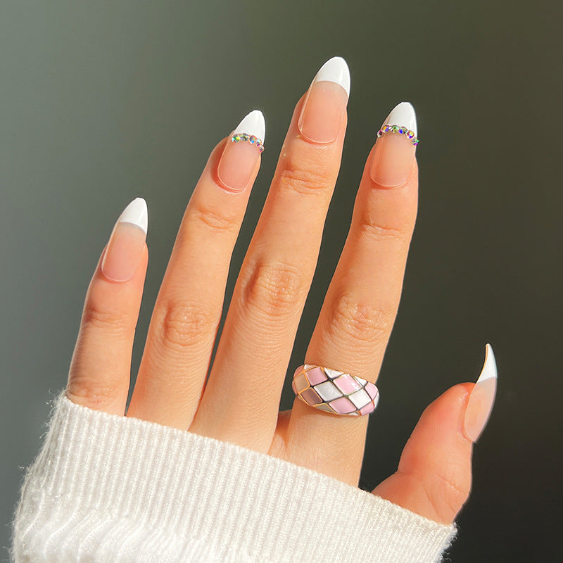 Stylish nail art with glitter accents Bowlift
