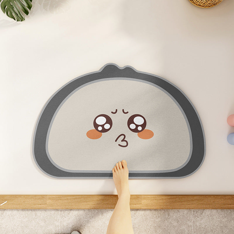 Cute Character Bath Mat Bowlift