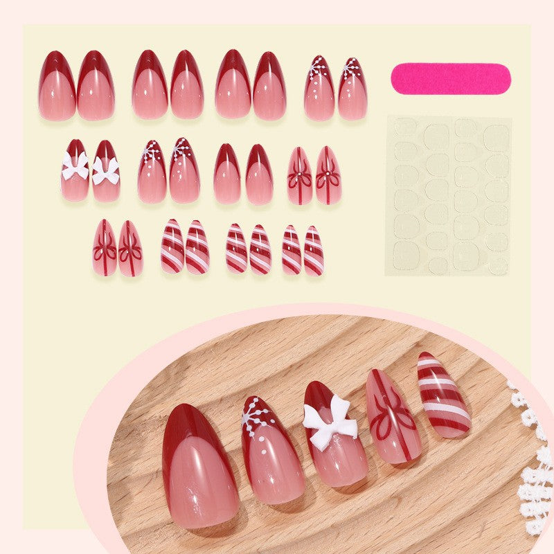 Gradient Style Press-On Nails with Closure Kit Bowlift