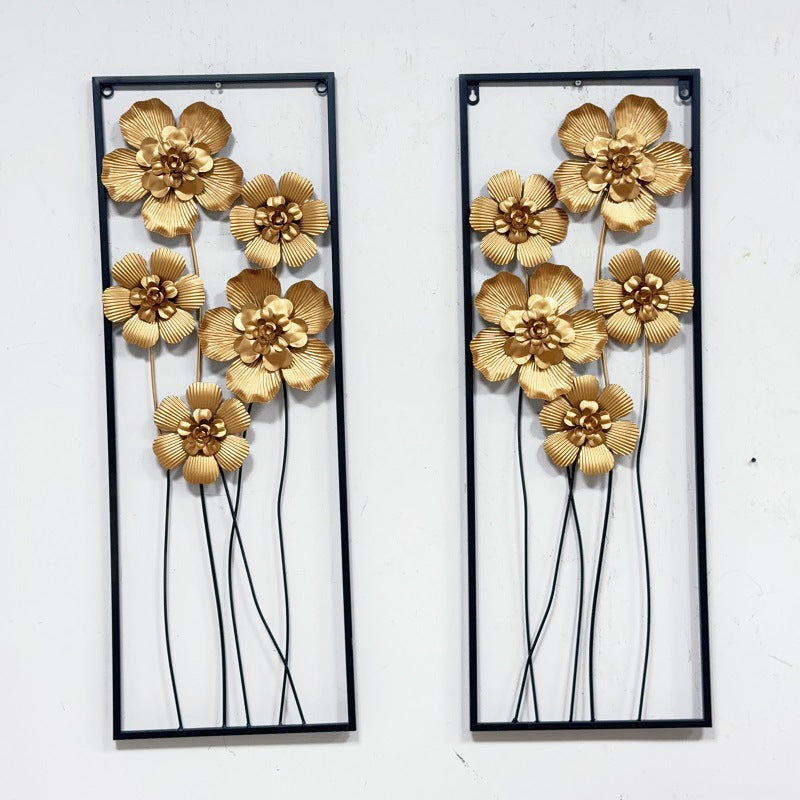 Artistic Floral Wall Metal Decor Bowlift