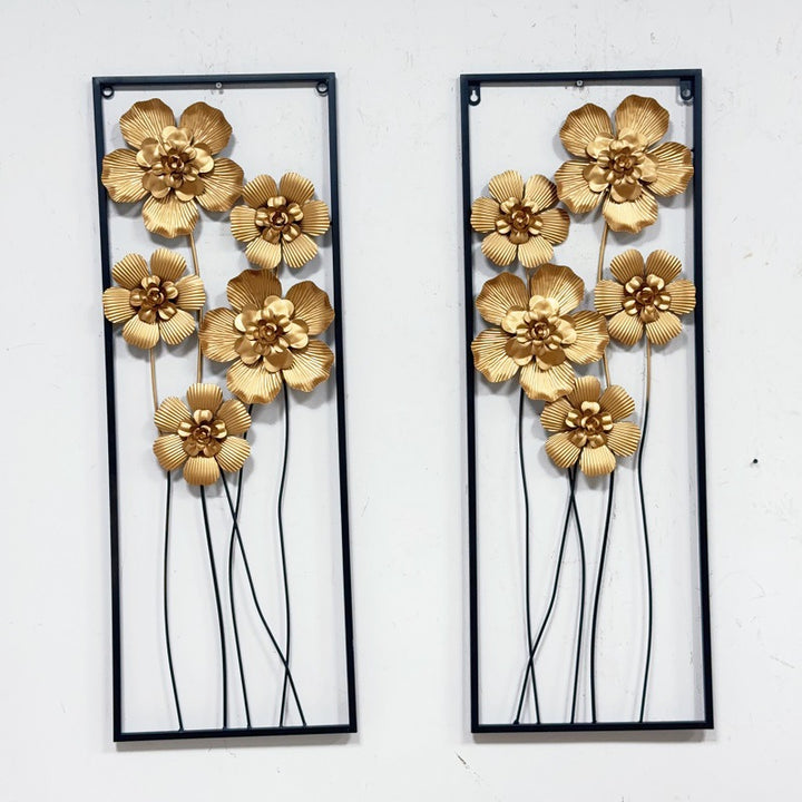 Artistic Floral Wall Metal Decor Bowlift