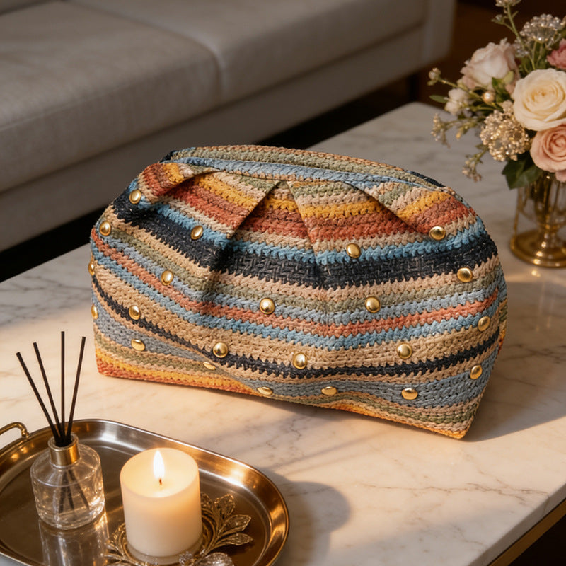 WoHandcrafted Bohemian Crochet Bag Bowlift