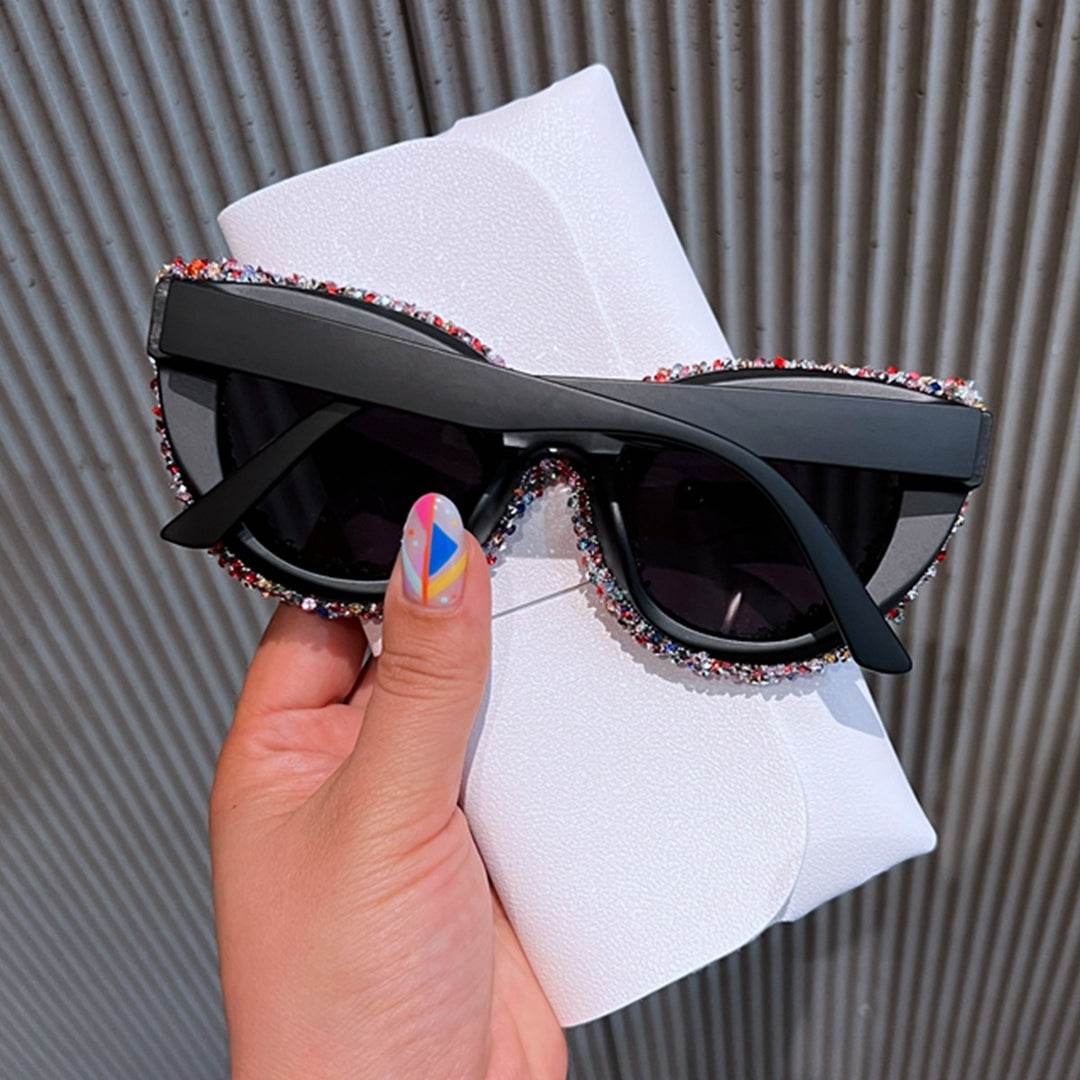 Ladies Designer Sunglasses with Rhinestone Details Bowlift