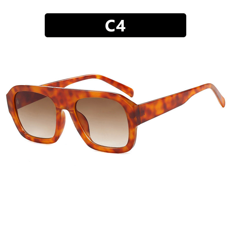 Women's oversized sunglasses with distinctive rectangular frame Bowlift