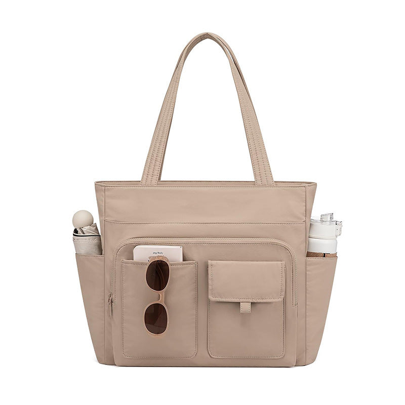 Multifunctional shoulder bag with numerous compartments Bowlift