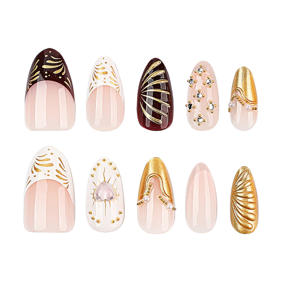 Glamorous artificial fingernails Bowlift