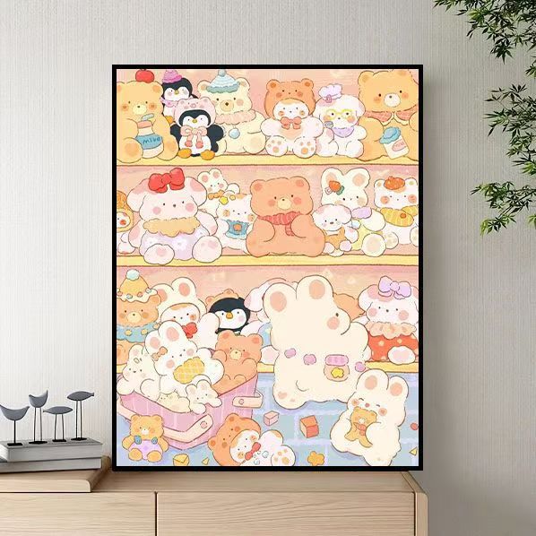 Whimsical Food-Themed Canvas Art Print Bowlift