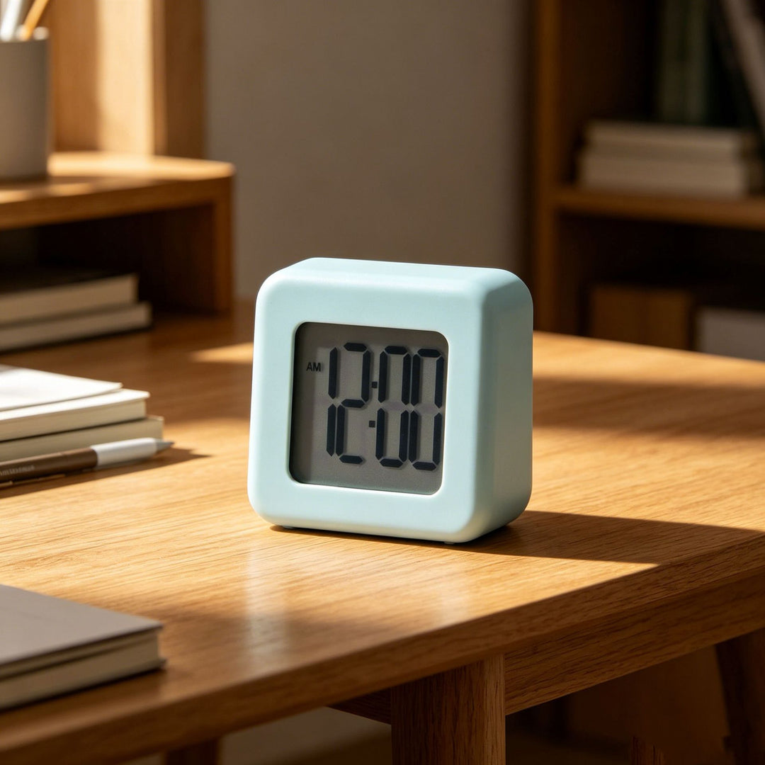 Digital alarm clock with large dial and alarm function Bowlift