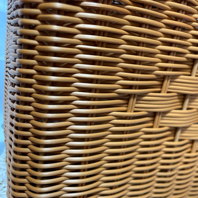 Handcrafted Wicker Storage Basket Bowlift