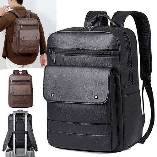 Vintage Leather Backpack Bowlift
