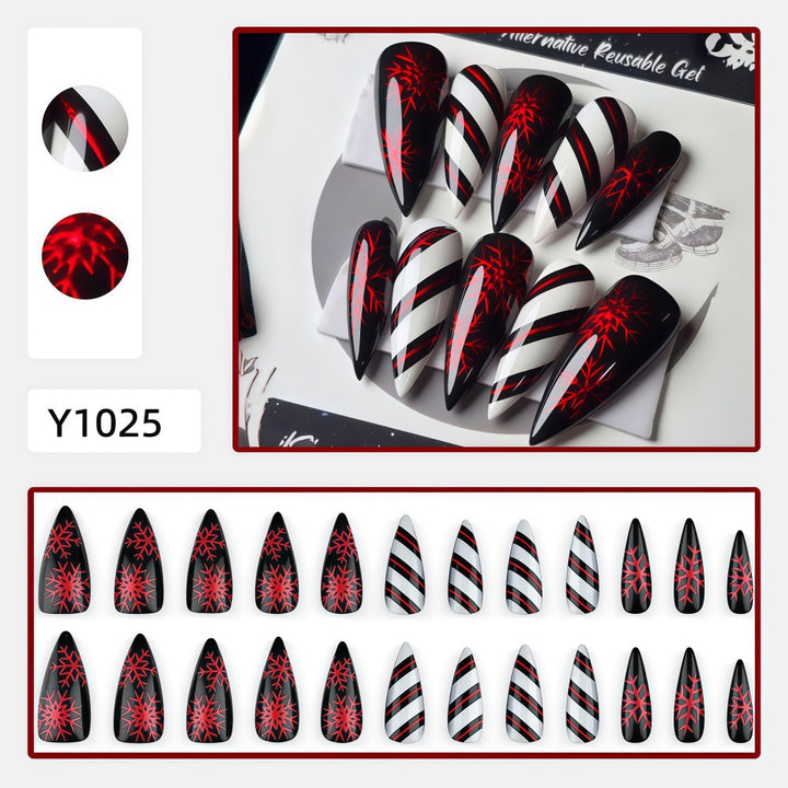 Artificial Nails in Modern Tribal Design Bowlift