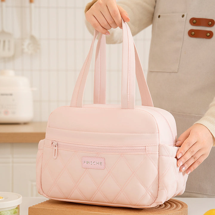 Quilted Insulated Lunch Carrier Bowlift