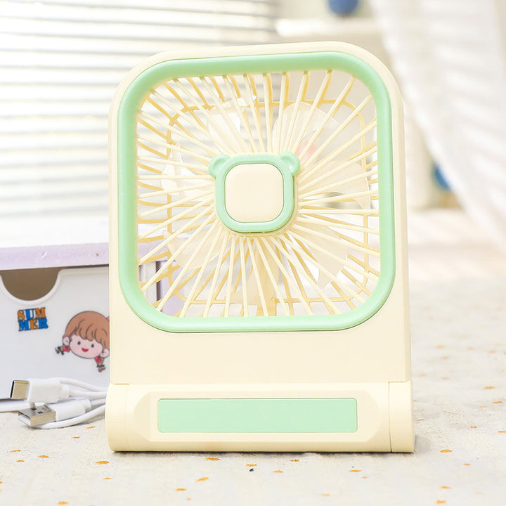 Women's portable mini fan with charming cat design Bowlift