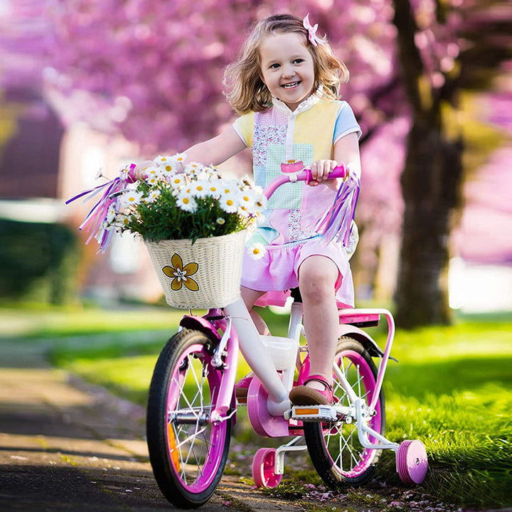 Bicycle basket made of high-quality woven material Bowlift