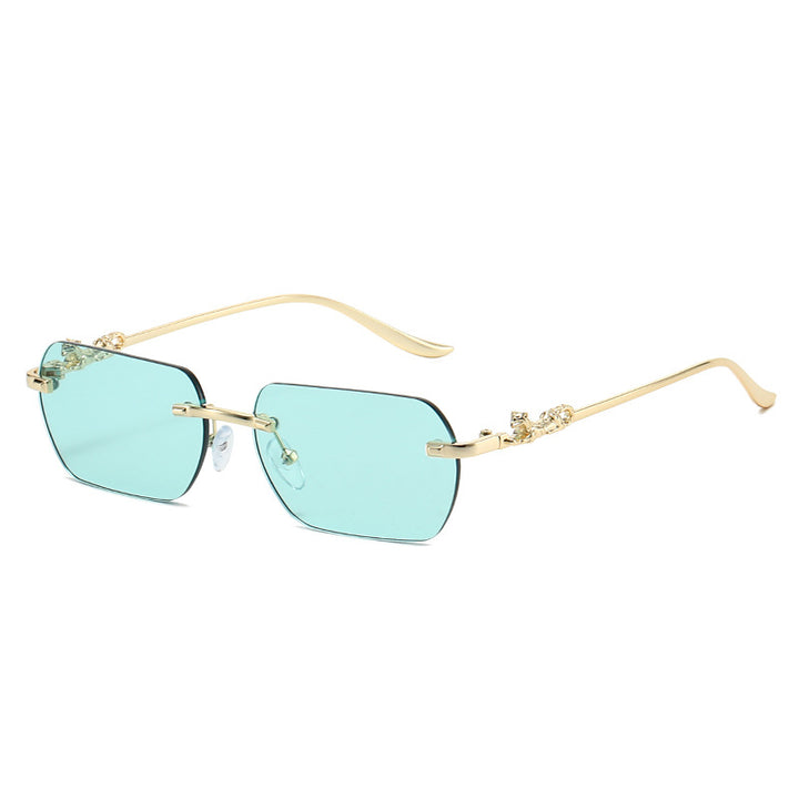 Ladies elegant half-rim glasses with decorative details Bowlift