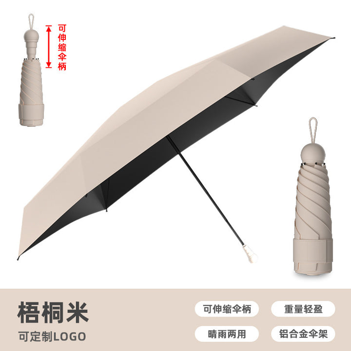 Ladies Innovative Folding Umbrella with Compact Mechanism Bowlift