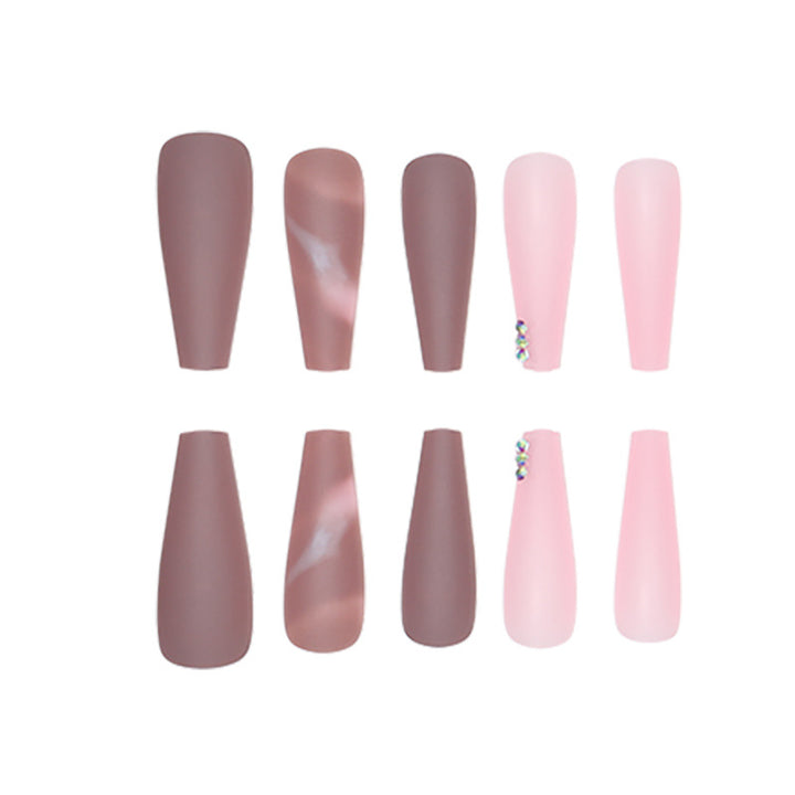 Stylish Long Acrylic Nail Tips Bowlift