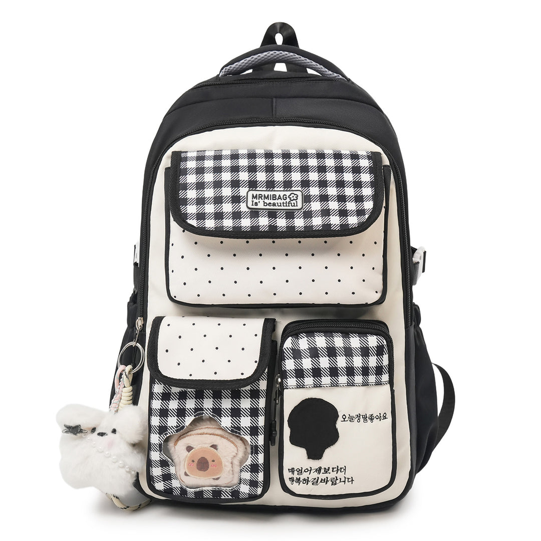 Cute Character Design School Backpack Bowlift