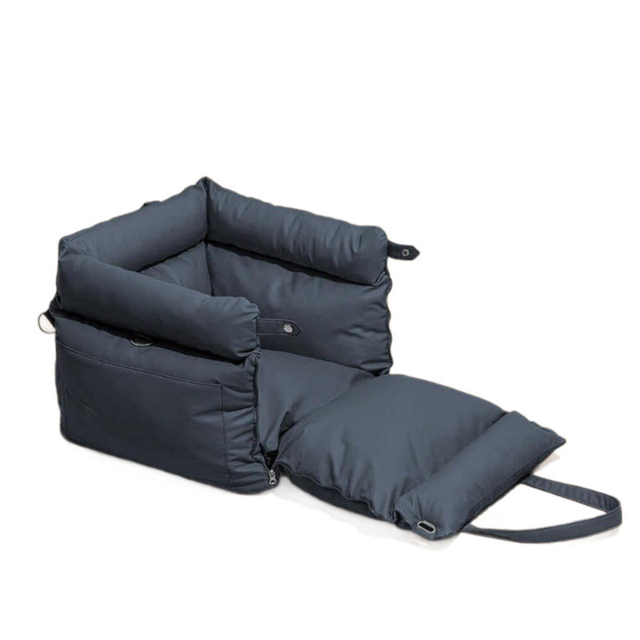 Pet car seat with secure harness Bowlift
