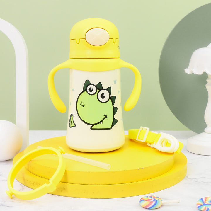Ladies Insulated Children’s Water Bottle in Playful Animal Design Bowlift