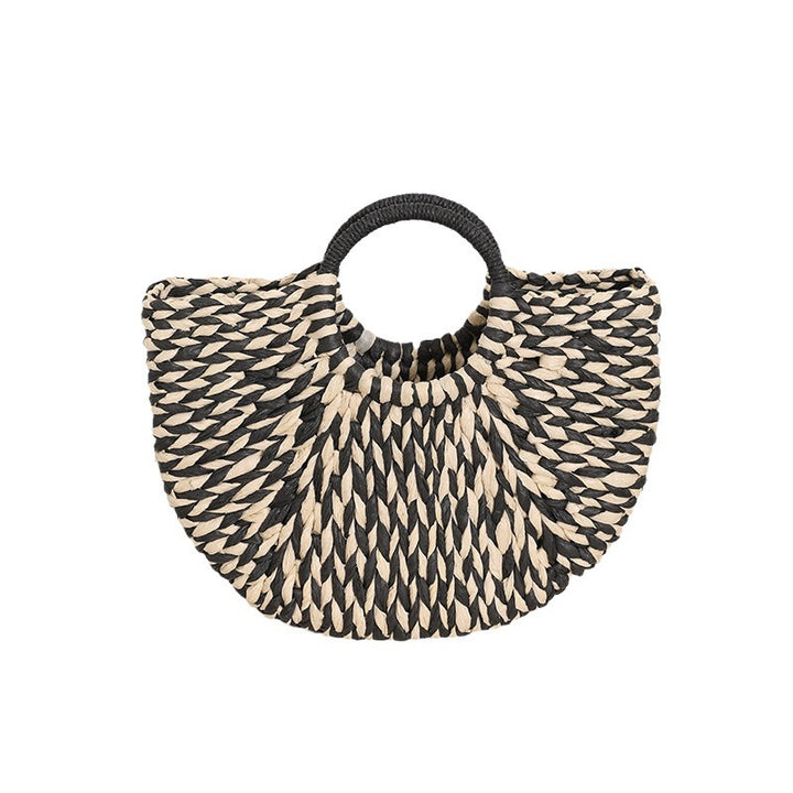 Stylish basket bag with round handle Bowlift