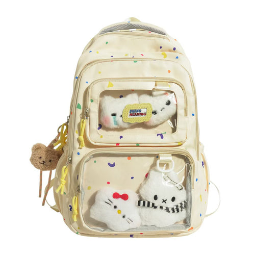 Plush Character Backpack Bowlift