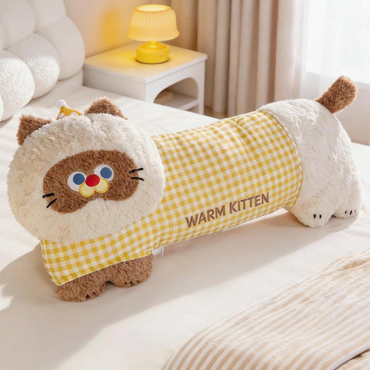 Kawaii Cat Plush Pillow Bowlift