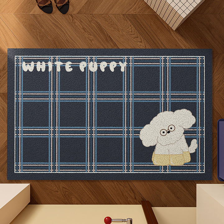 Playful Puppy-Themed Area Rug