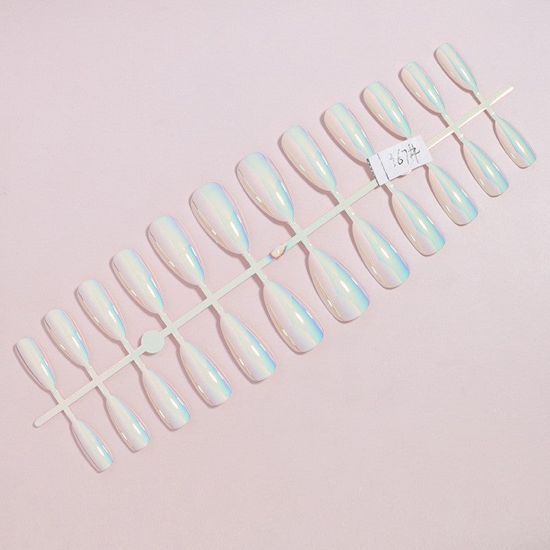 Iridescent Stiletto Press-On Nail Set Bowlift