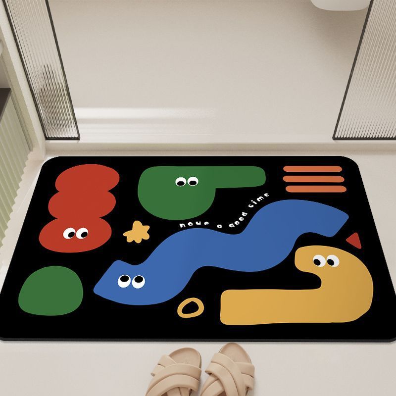 Cartoon-Inspired Bathroom Mat Bowlift