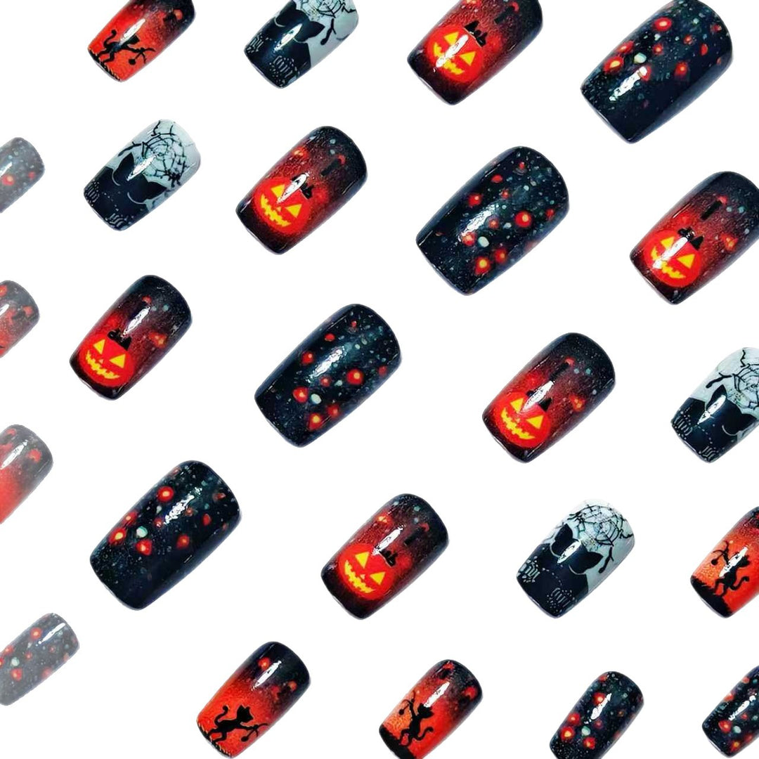 Halloween-Inspired Decorative Nail Art Bowlift