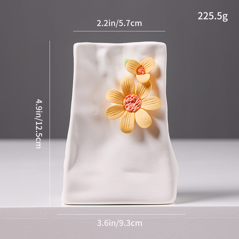 Decorative Floral Pitcher Ornament