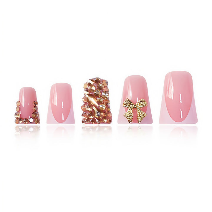 3D Decorative Press-On Nail Set Bowlift