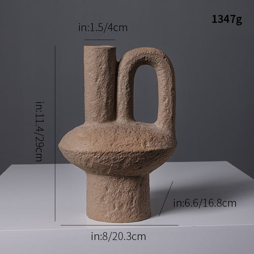 Artistic Stoneware Decorative Vase