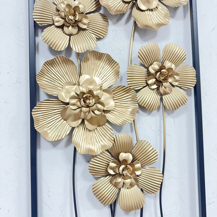 Artistic Floral Wall Metal Decor Bowlift