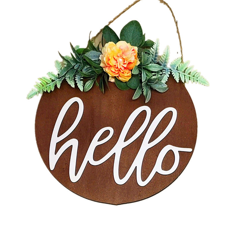 Decorative Flower Welcome Board