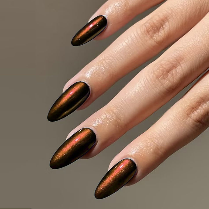 Elegant Stiletto Press-On Nails Bowlift