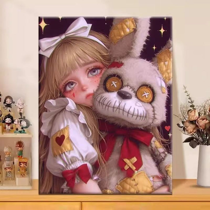 Whimsical Illustrated Fantasy Canvas Art Bowlift