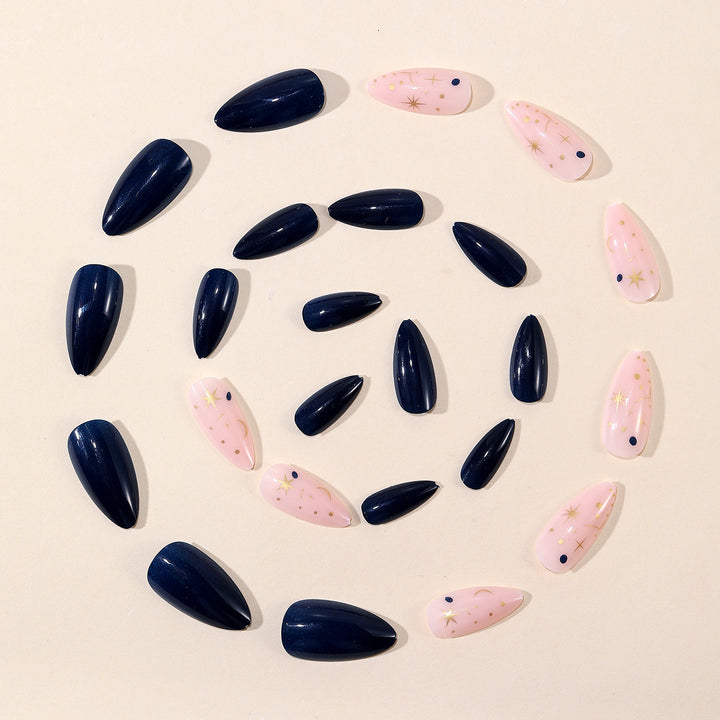 Celestial Nail Art Design Bowlift