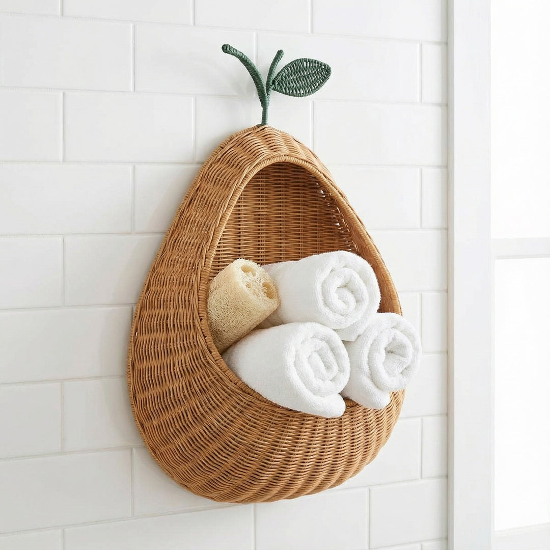 Wall basket in apple shape Bowlift