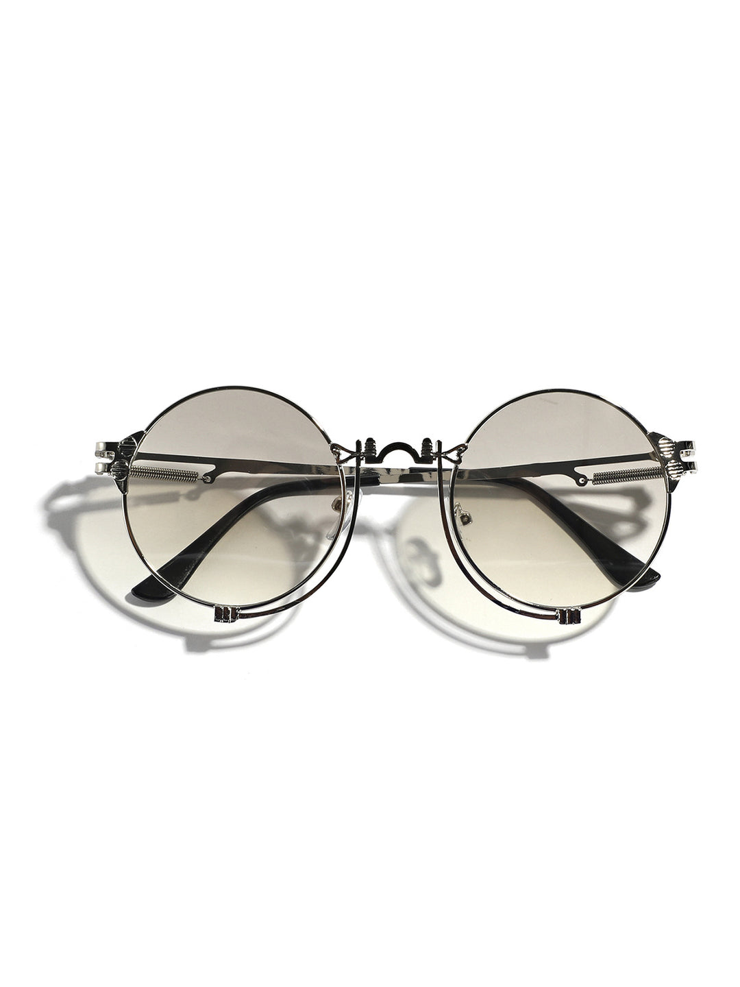 Ladies fashionable round sunglasses with high-quality metal frame Bowlift