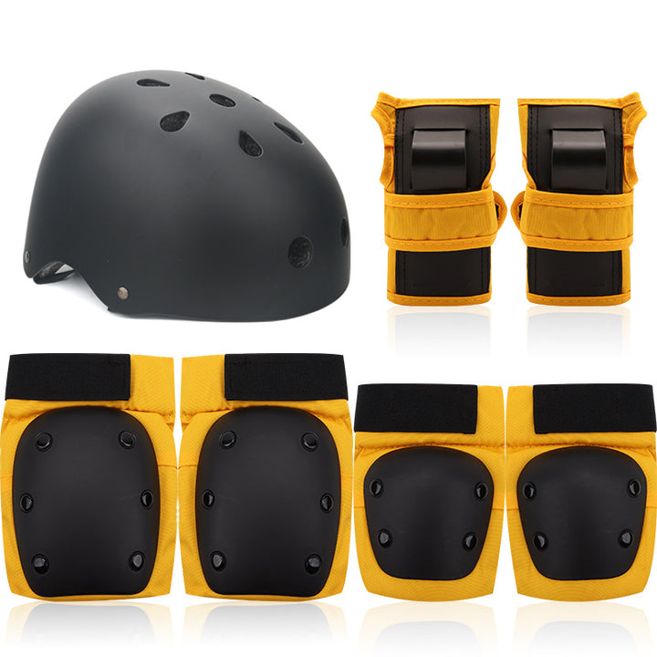 Safety Skating Helmet and Protective Gear Set Bowlift