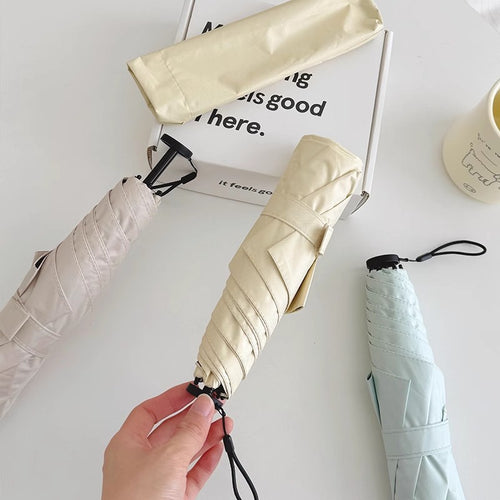 Women portable folding umbrella with wind-resistant mechanism Bowlift