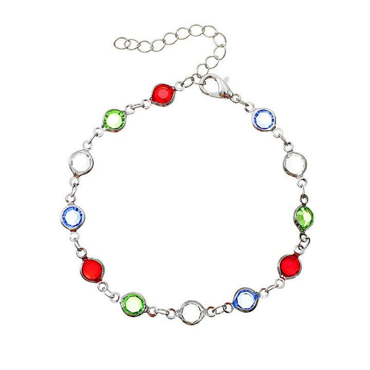 Butterfly and Daisy Charm Anklet Bowlift