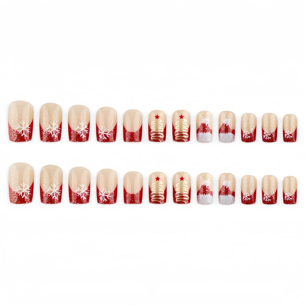 Glamorous Christmas Nail Tips Bowlift