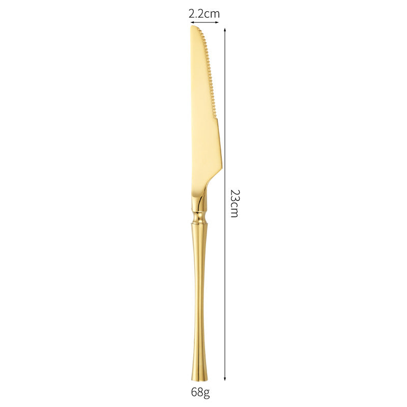 Luxurious and Elegant Dessert Knife with Precision Blade Bowlift