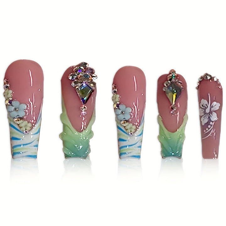 Glamorous Decorative Acrylic Nail Enhancements Bowlift
